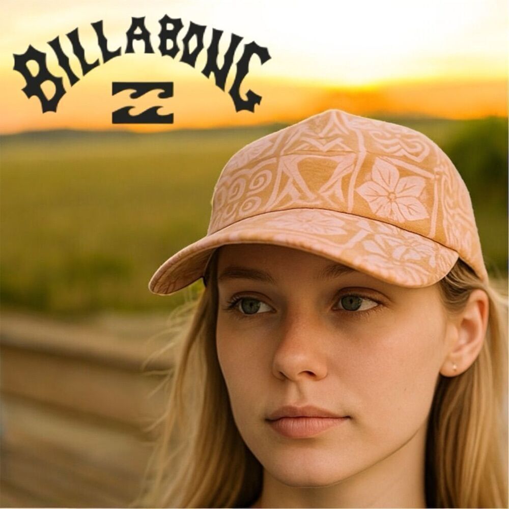 Billabong Women's Adventure Cap Wild Rose Pink UPF 50+ Adjustable Fit